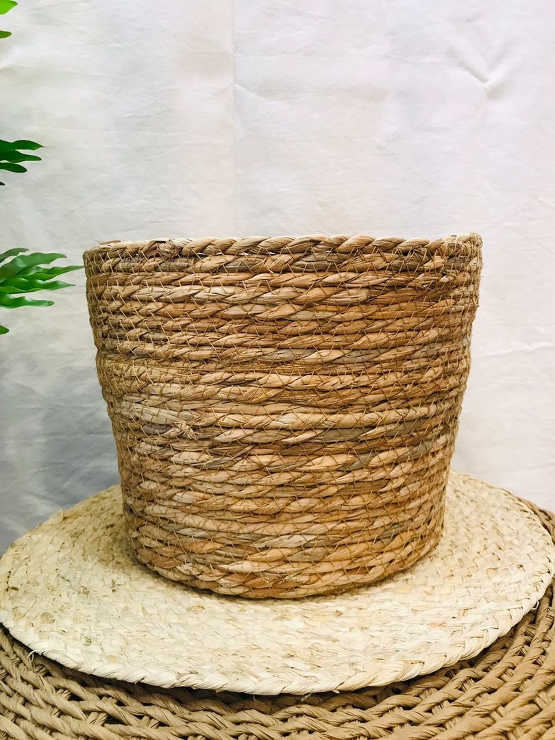 Cesta Redonda De Yute 24cm